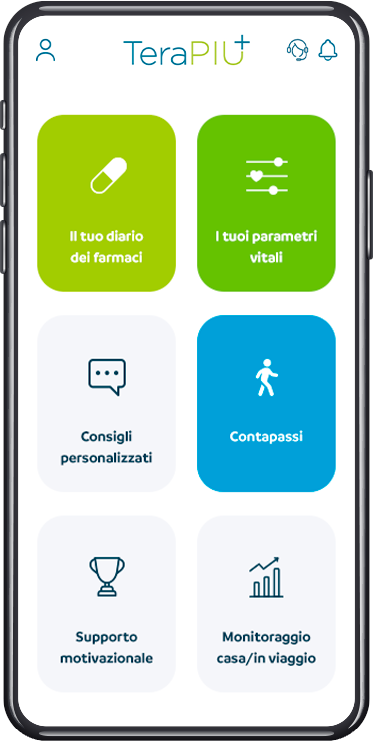 Funzionalità TeraPIÙ - app per farmaci